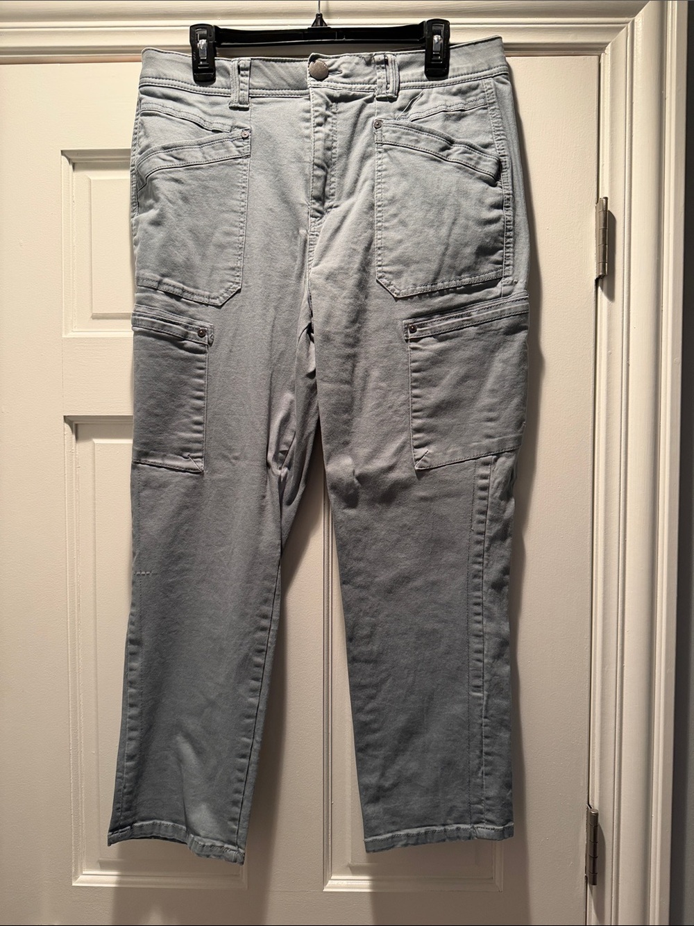 Democracy Light Blue Boyfriend Utility Jeans